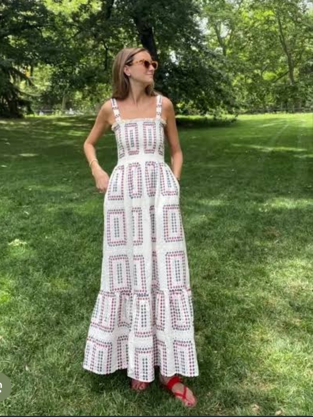 Hill House Anjuli Eyelet Maxi